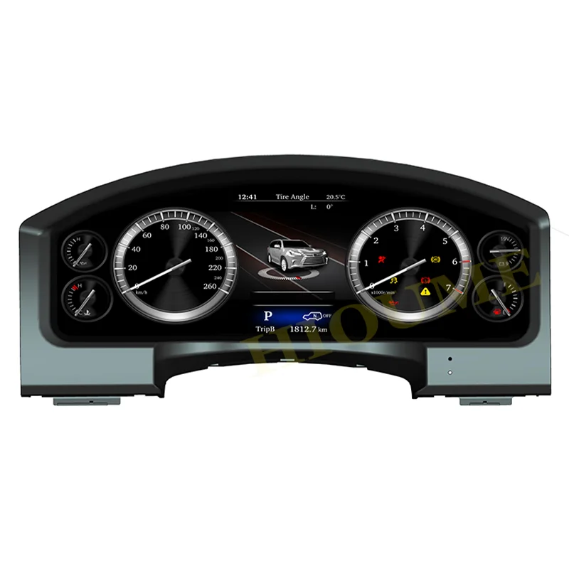 

Full LCD Speedometer Display Panel Linux Instrument Cluster Upgrading Dashboard Car Accessories for LAND CRUISER Prado