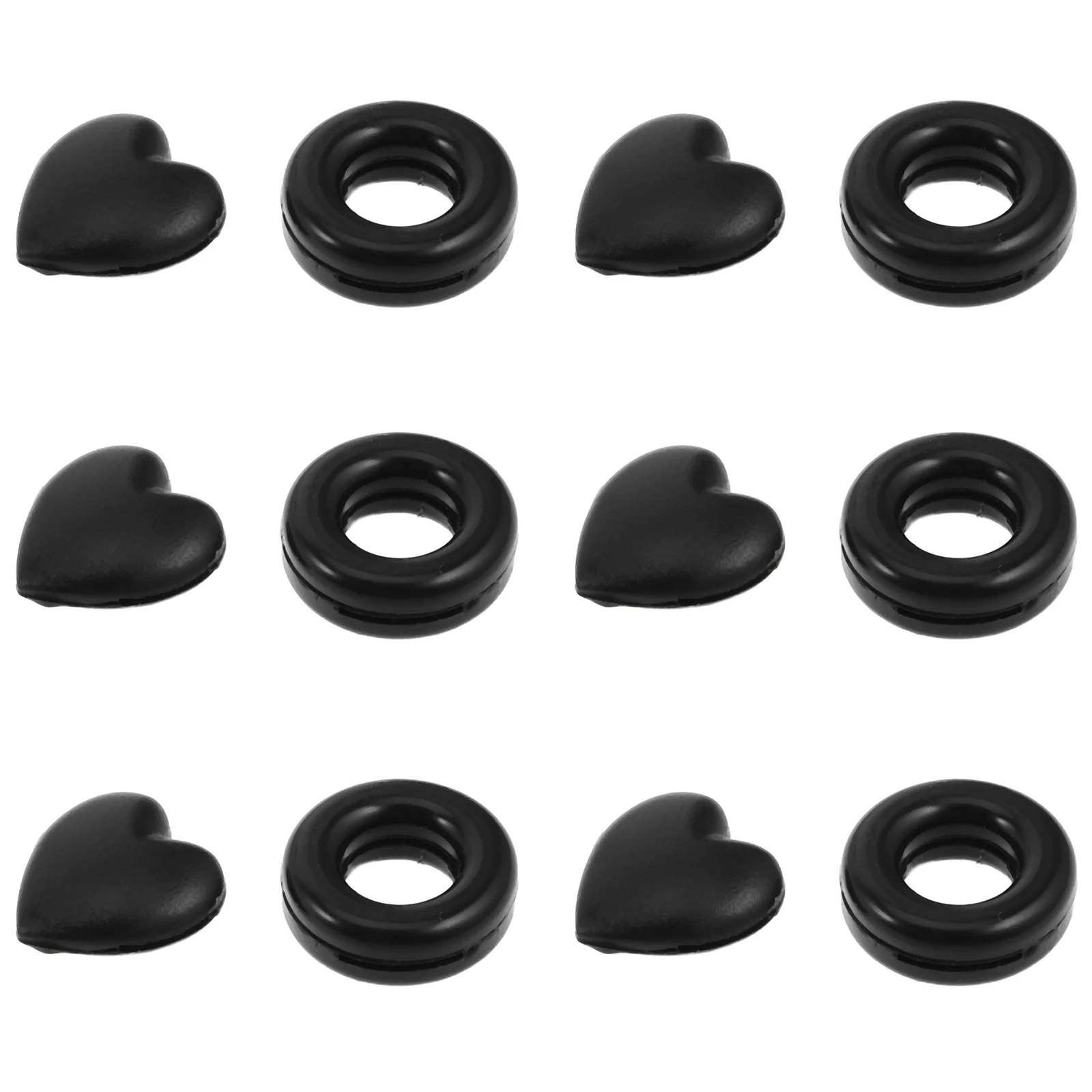 

6Pairs Eyeglass Ear Hooks Soft Silicone Glasses Ear Grips for Children Adults Comfortable Non-Slip Temple Tips for Reading