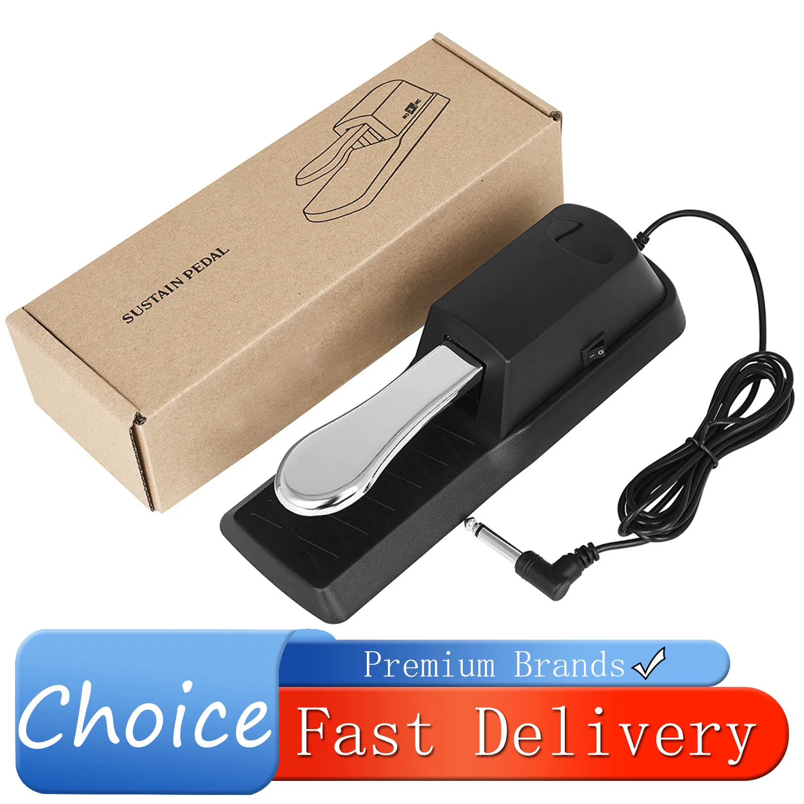 IRIN Piano Sustain amortiguador Pedal teclado Universal Roland Piano Electrónico teclado electrónico Pedal accesorios de instrumentos
