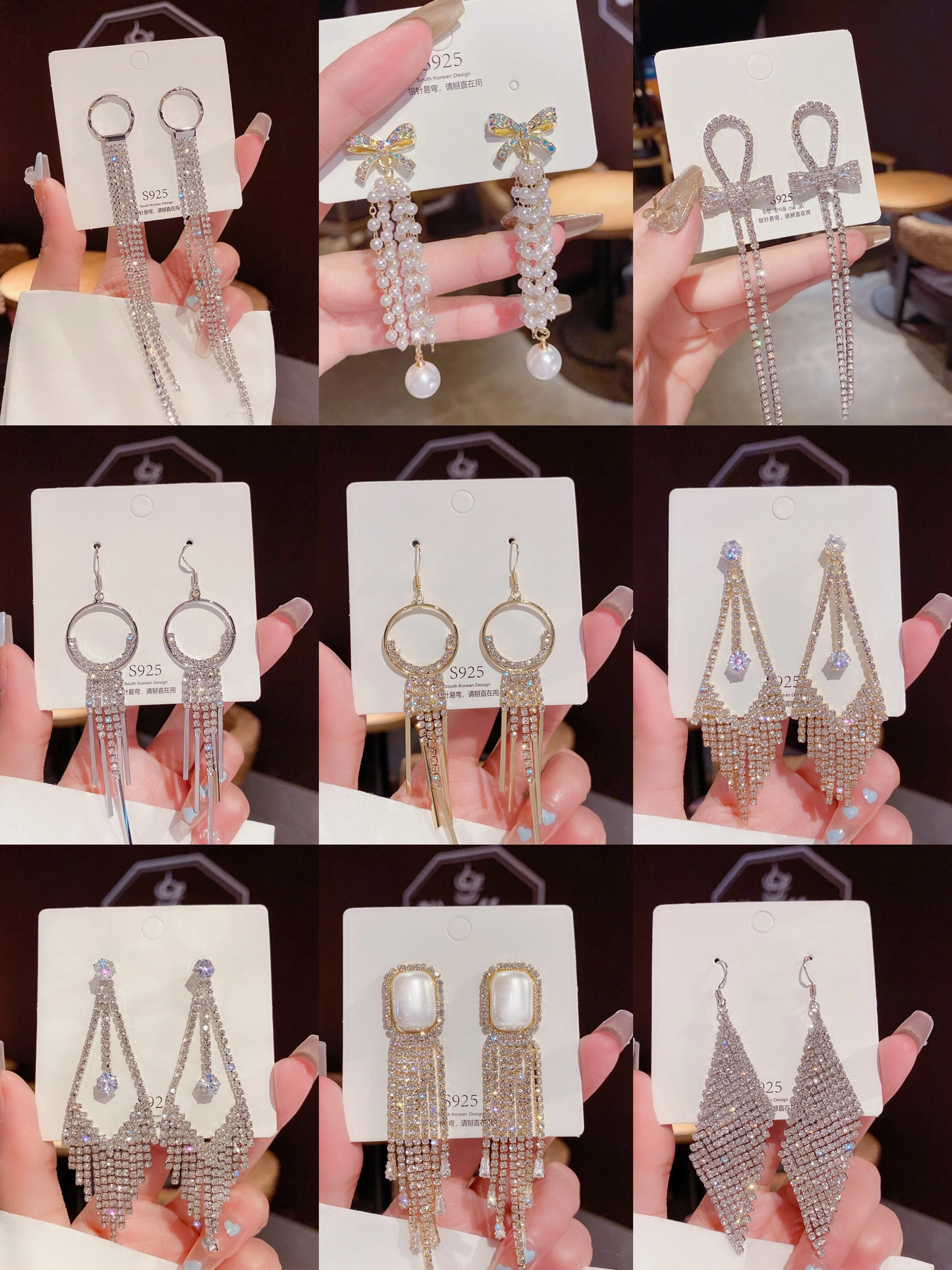 

[Hot Sale] Trendy & Dramatic New 925 Sterling Silver Stud Earrings! Make a Bold Statement, Shop Now!