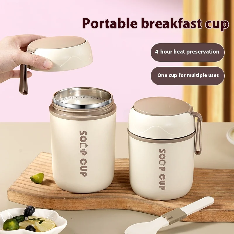 

500ml Double Wall Stainless Steel Thermos Cups with Straw Insulated Thermal Mug Vacuum Flasks Coffee Travel Drinks Water Bottle