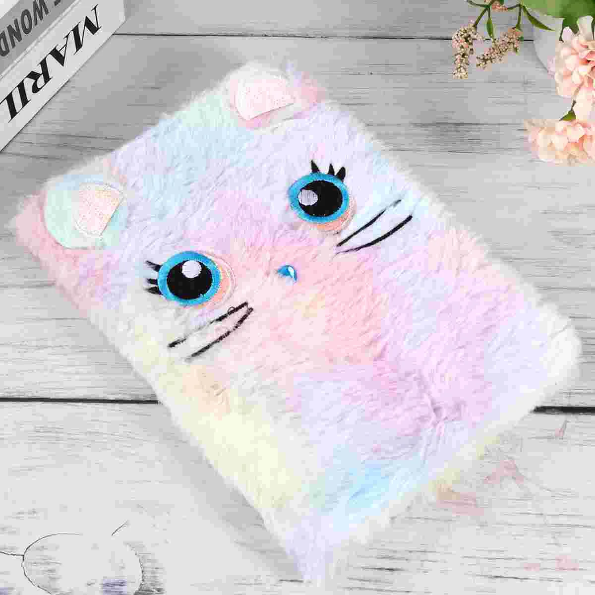 Cartoonnotebookplushnotebooknotebookcatnotebook The Little Girl Writing Pad Pocketbook Girls