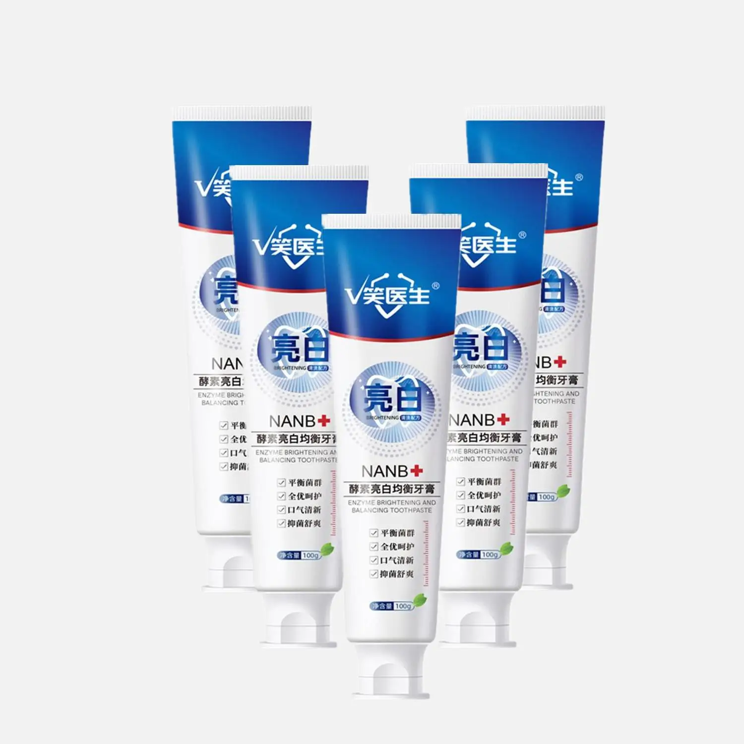 5PCS 100g Repair Toothpaste Stop Teeth Bleeding Swelling Aching Of Gum Prevent Tooth Decay Deep Cleaning Whiten Adult Toothpaste