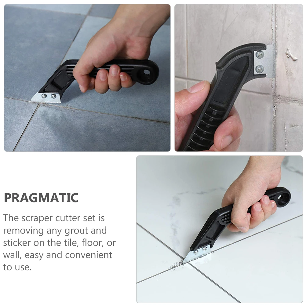 

1 set 1 Set Grout Cleaning Seam Clean Tool Bevel Set For Home Tile Wall Floor Floor Tile Clean Cutter Household Utility Scraper