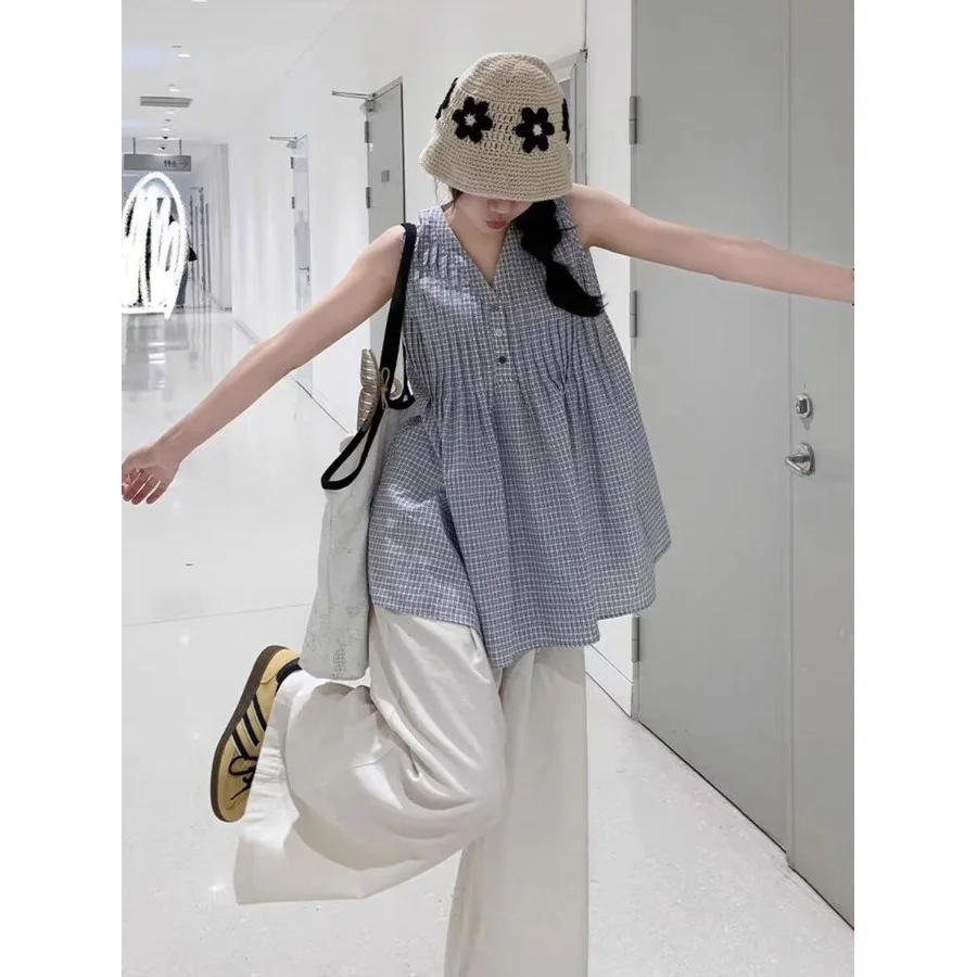 

Slimming plus Size Women's Tank Top V-Neck Sleeveless Fashion Base Layer Shirt Commute Style Regular Fit Summer New Arrival