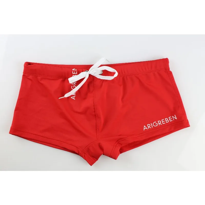Men's swimming + tether men's swimming trunks, boxer fashion hot spring swimming trunks, summer air-dried men's boxers