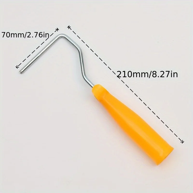 10 مجموعات من أسطوانات الطلاء ومقبض واحد، 4 بوصات، مجموعة أدوات بكرة الطلاء، معدن، بلاستيك، مادة قماش