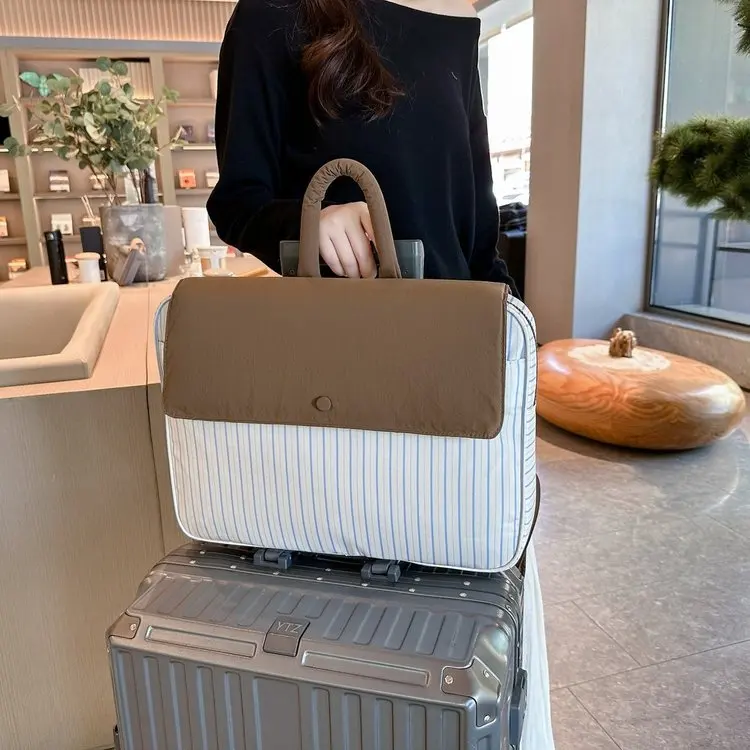 2026 New Large Capacity Commuter Dual Shoulder Backpack Women's 16 Inch Laptop Handbag Cute Tote Bag Sweet College Style