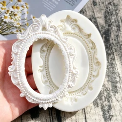 Frame Silicone Mold Sugarcraft Chocolate Cupcake Baking Mold Fondant Cake Decorating Tools