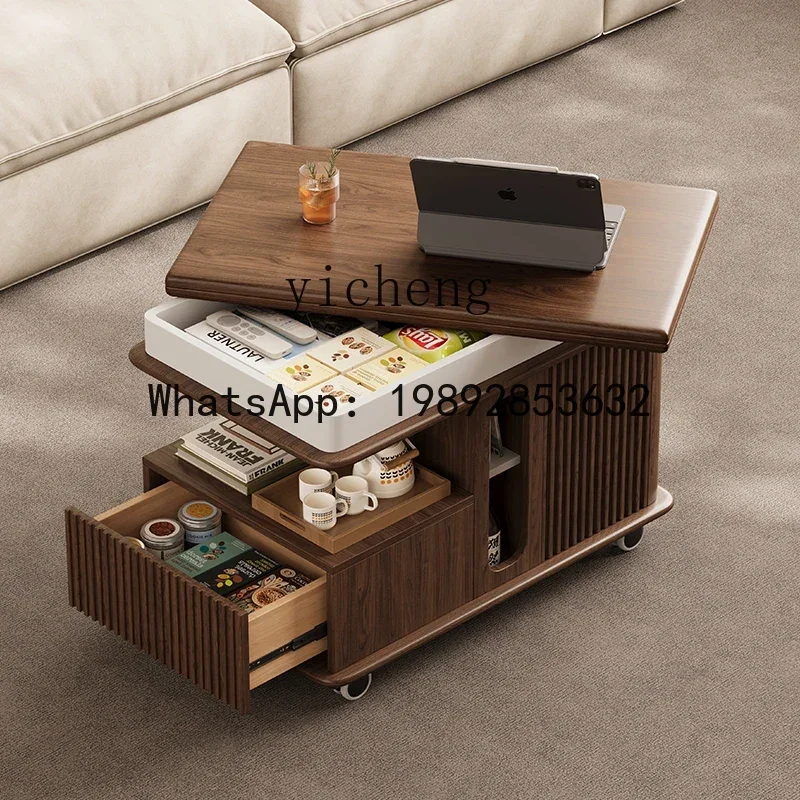 small push table removable side few medieval living room side cabinet black retro table snack table balcony trolley