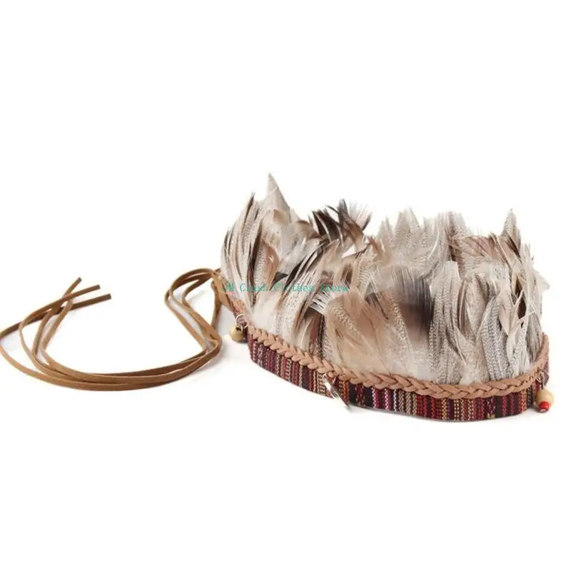 K1ME ลูกปัดหมวกคาวบอยหมวกเข็มขัดหมวกอเมริกันพื้นเมืองหมวก Conch หมวก