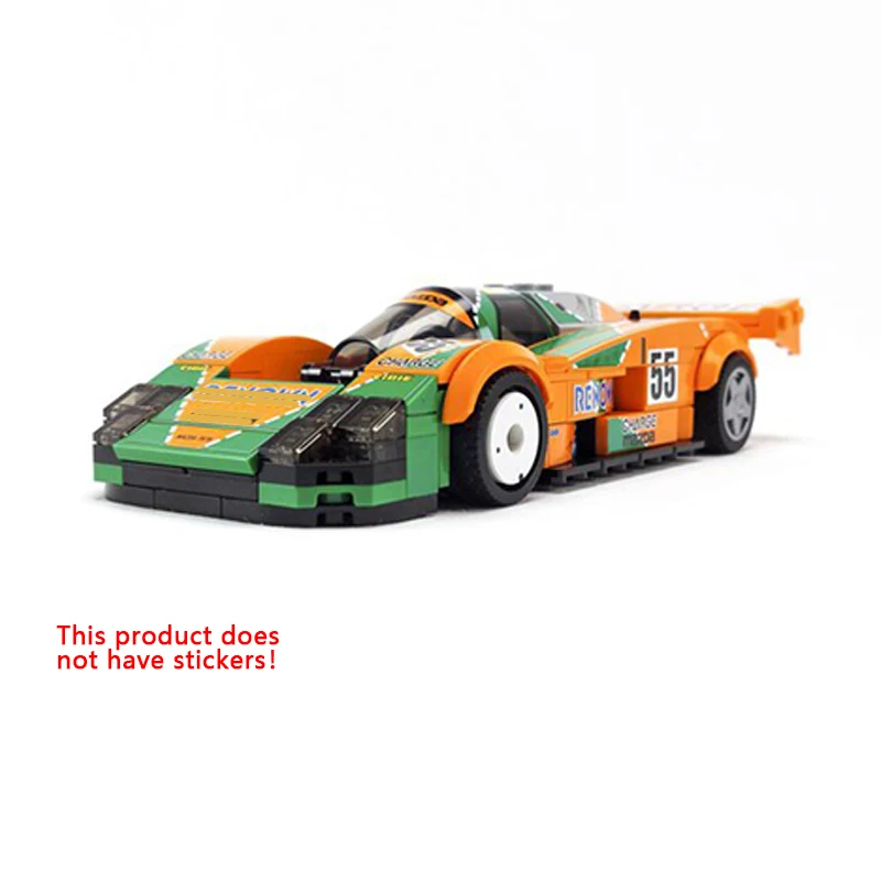 Speed Champion Model MOC Building Bricks 787B Top Tier Sports Car Modular Technology Gifts Holiday Assemble Children Toys Suit