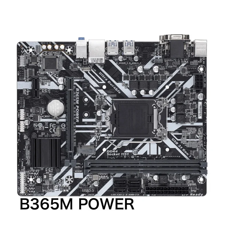 For Gigabyte B365M POWER Desktop Motherboard LGA 1151 DDR4 M-ATX Mainboard 100% Tested OK Fully Work Free Shipping