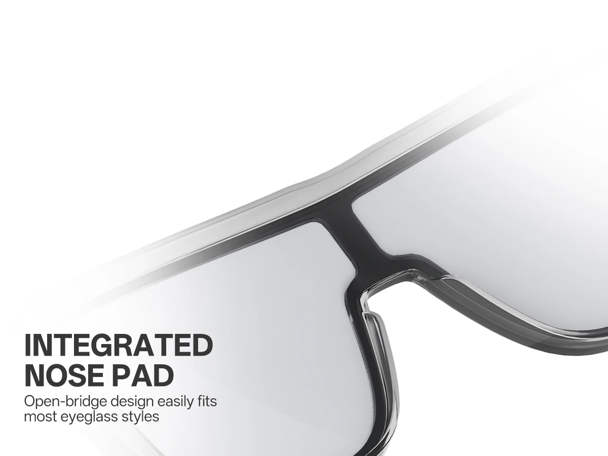 KAPVOE Neue Fitover Sonnenbrille UV400 Schutz Über Brille Träger Übergroße Quadratische Brille Männer Frauen Radfahren Laufen Gläser – Detail 16