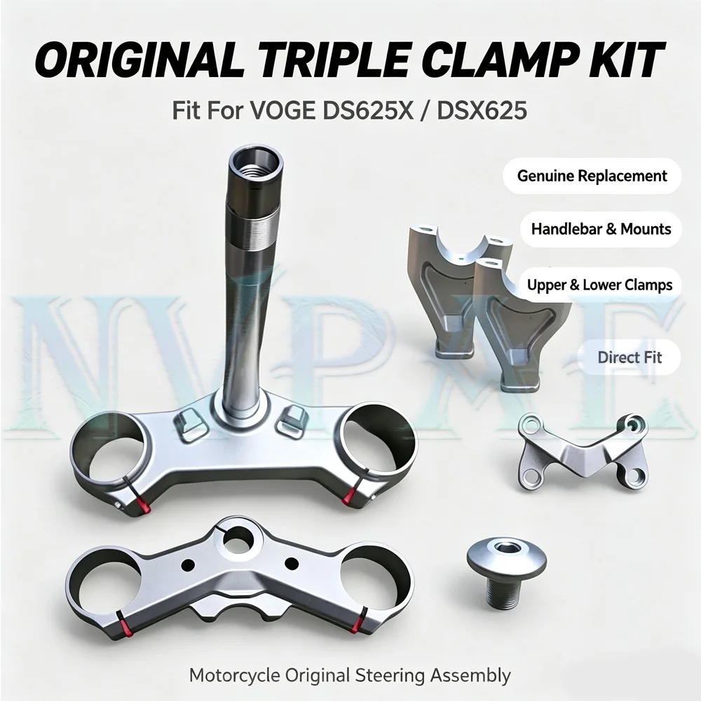For VOGE DS625X DSX625 625DSX Motorcycle Original upper and lower Samsung steering column handle tube clamp socket screw