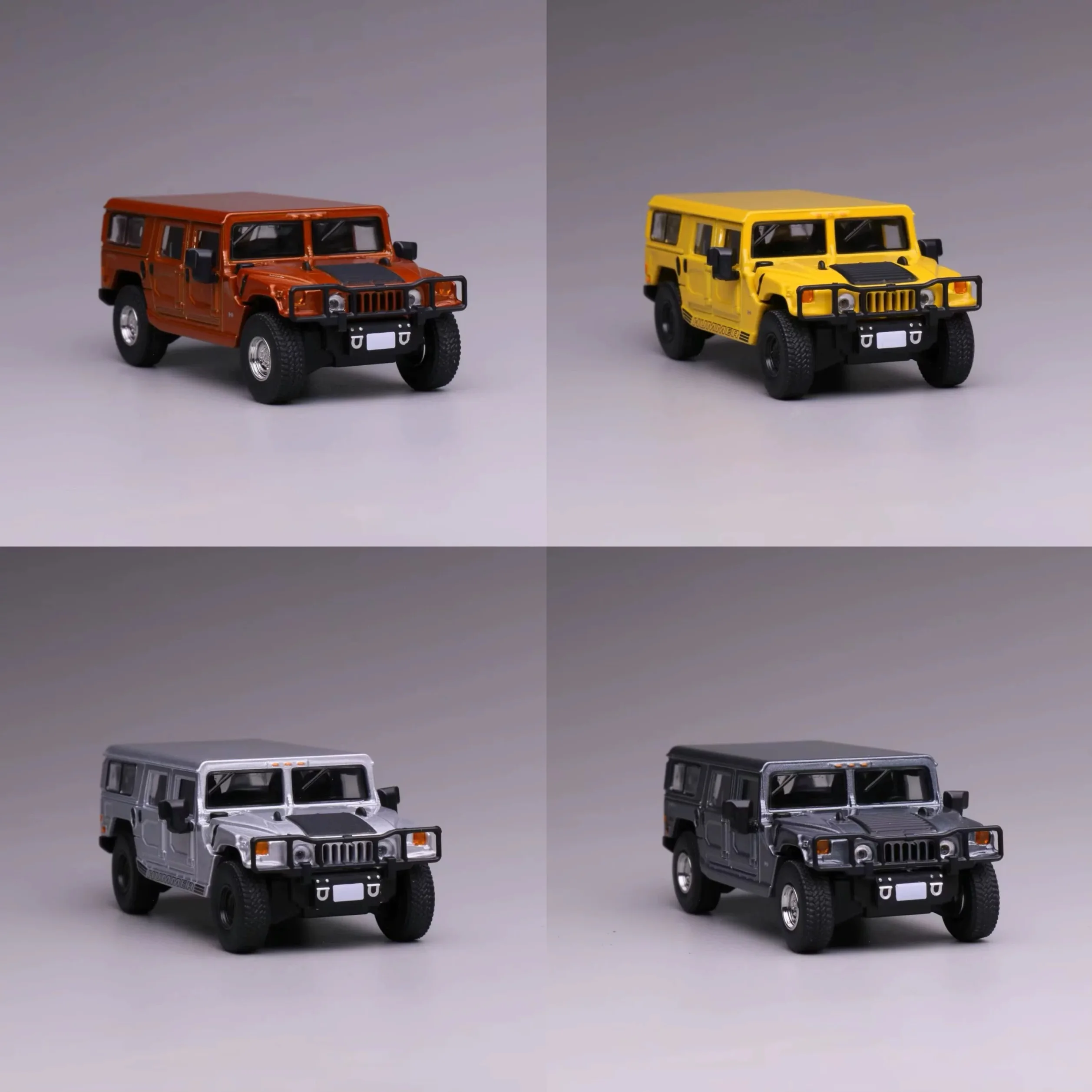 596-model 1/64 Hummer H1 terreinwagen simulatie legering automodel