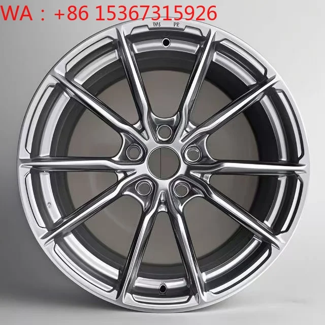 17/18/19 Inch Hyper Black Multi Spoke Spun Aluminum Alloy Passenger Car Wheels 35mm ET High Performance Modified Rims