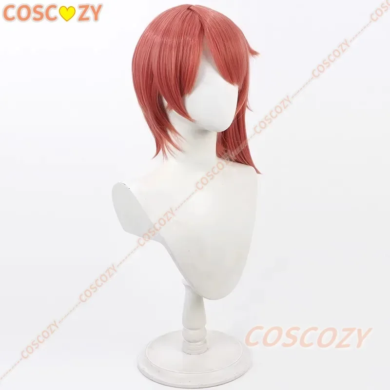 CosplayGame الفتيات المواجهة 2 Cheeta تأثيري الباروكات 30 سنتيمتر مختلط برتقالي أحمر ذيل حصان شعر مستعار مقاومة للحرارة الشعر الاصطناعية للمرأة جير