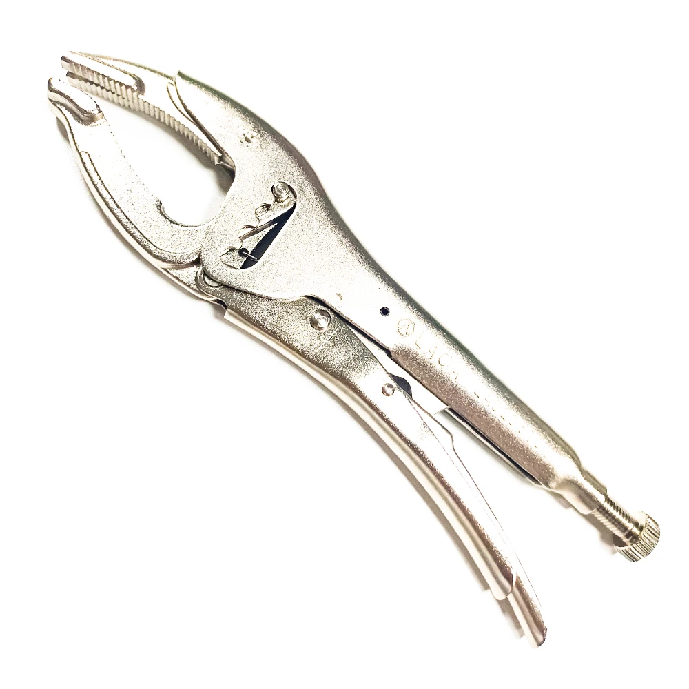 LAOA 10 Inch Locking Pliers 2/4 Gears Round Alligator Nose Vise Clamp Welding Tool Straight Jaw Lock Nippers Vice Grips Set