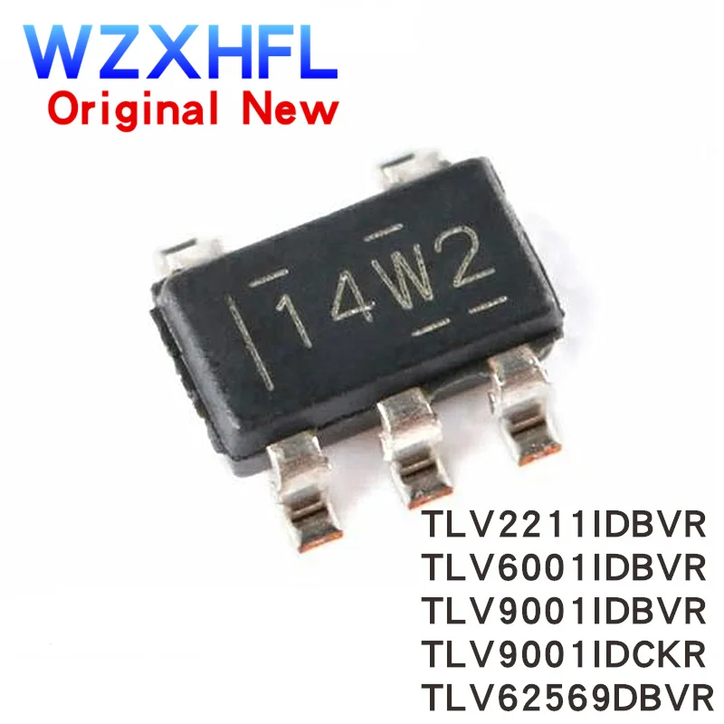 10PCS New TLV2211IDBVR VACI TLV6001IDBVR 14W2 TLV9001IDBVR 10GF TLV9001IDCKR 1BZ TLV62569DBVR 16AF SOT23-5 IC chip