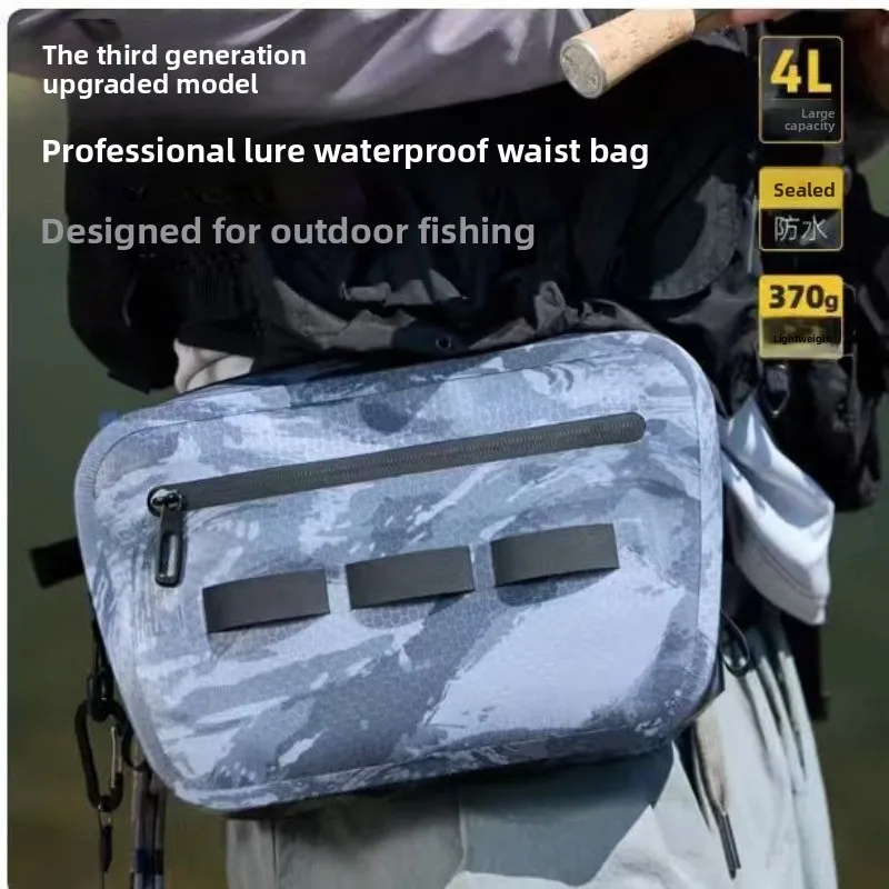 

New Airtight Roada Bag, Double Shoulder Fishing Backpack, Crossable Multi functional Storage Bag, Waterproof Bag, Large Capacity