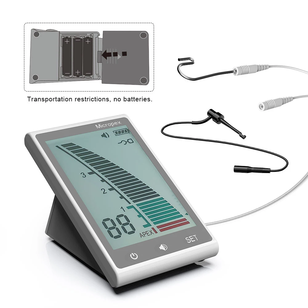 AKOS Install Battery Style Dental Endodontic Root Canal MicroPex Apex Locator Accurate Measurement Equipment AL-Micro