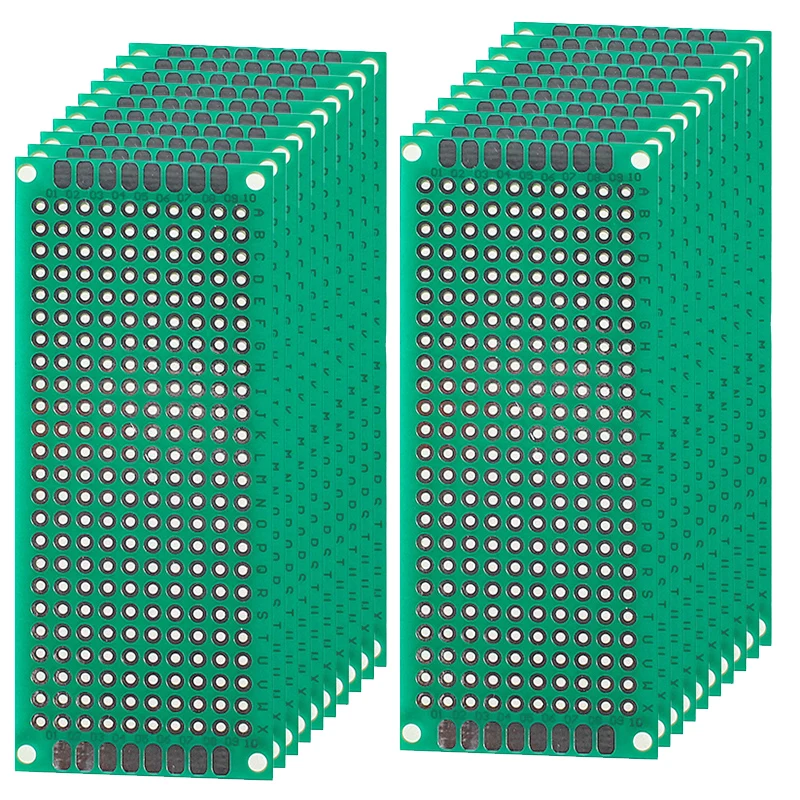 3x7CM Green Oil Double-sided PCB Universal Board Small Prototype Board Universal Printed Circuit Board For DIY Welding
