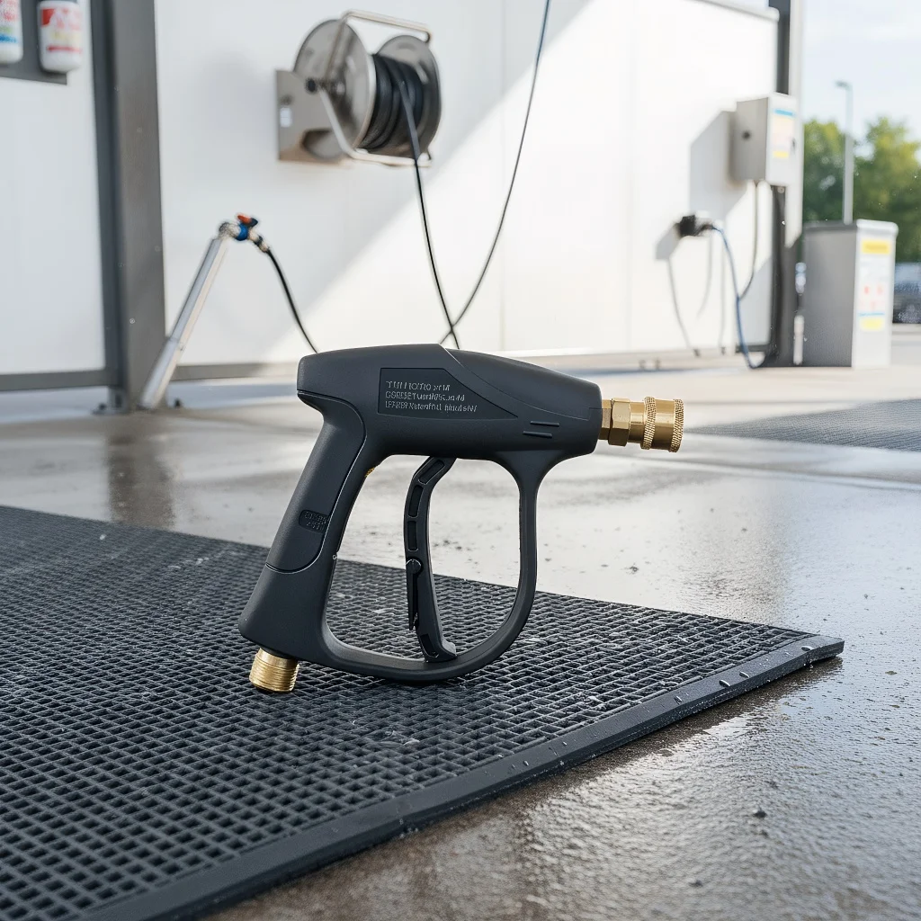 

​​High Pressure Fan-Shaped Car Wash Water Gun - Aluminum Core Quick-Insert Nozzle (5-Color)​​