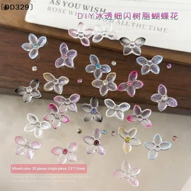 30 szt. 3D błyszczących ozdób  – Resin Art Using Flowers recenzja i cena
