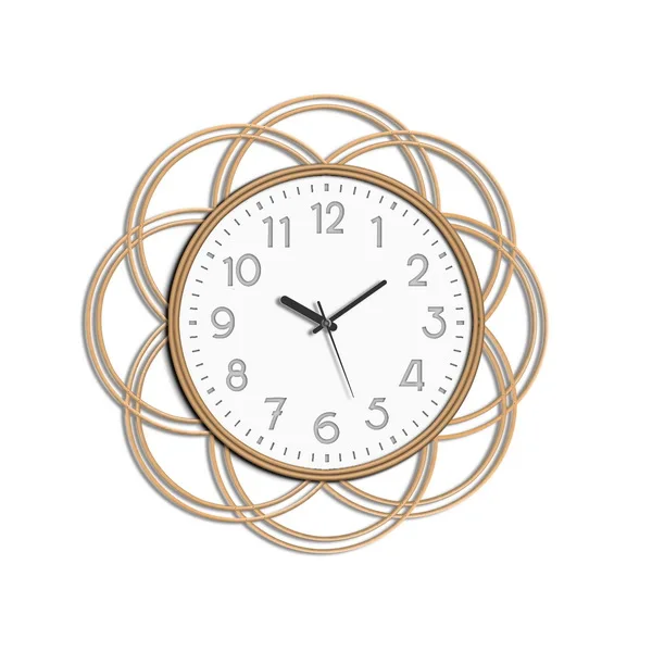 

&c 60cm Wooden Large Modern Creative Iron Art Simple Design Bedroom Wall Hanging Clock Decoration Watch Wholesale Dropshipping