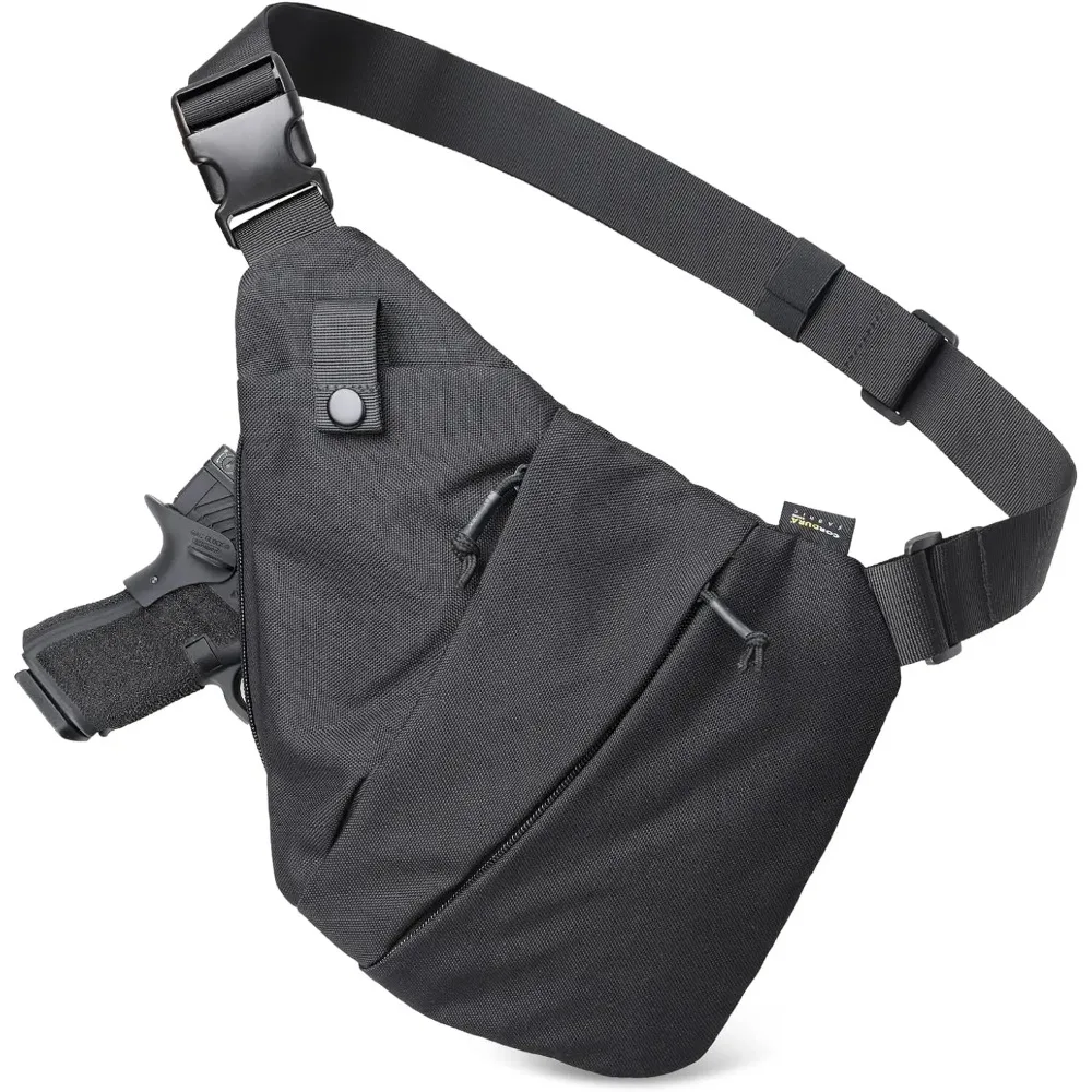 Taktische Cross body Sling Pistolen tasche, verdeckte Trage tasche, unsichtbare persönliche Taschen tasche, CCW Gun Rucksack