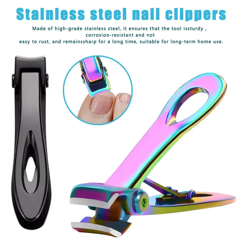 Professional Nail Cutter Stainless Steel Nail Clippers Toenail Fingernail Manicure Trimmer Toenail Clippers For Thick Nails P1z2