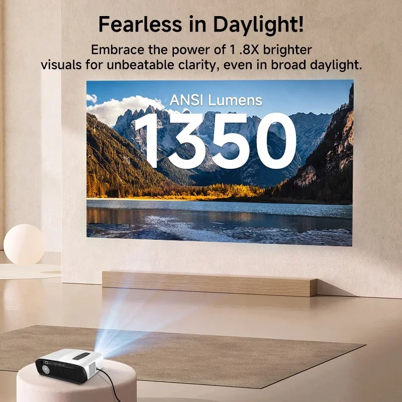 Fabrik OEM/ODM Smart Android Wifi 4K Projektor Video Heimkino 1080P LED LCD Projektor Für Mobile und PS5