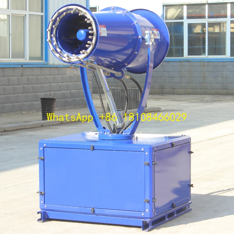 الزراعة بخاخ الدخان مدفع الضباب رذاذ الماء الغبار البخاخ مدفع الضباب التلقائي لتطهير تعبئة الأرض و