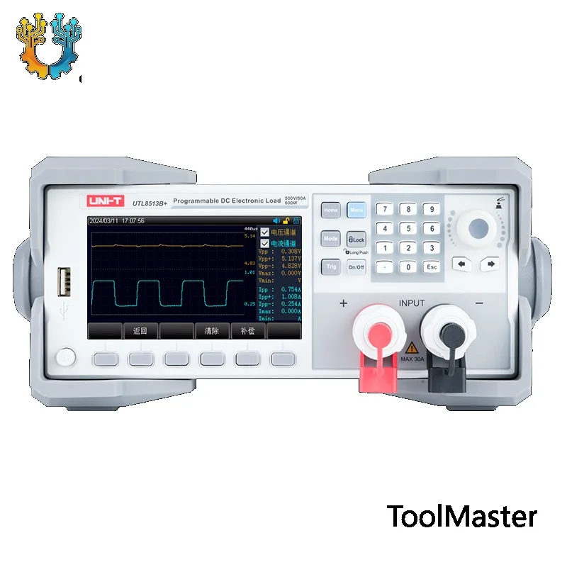 

【2026】UNI-T UTL8513A+ 150V 120A 600W Programmable Battery Tester DC Electronic Load Instrument Voltage And Current Measurement