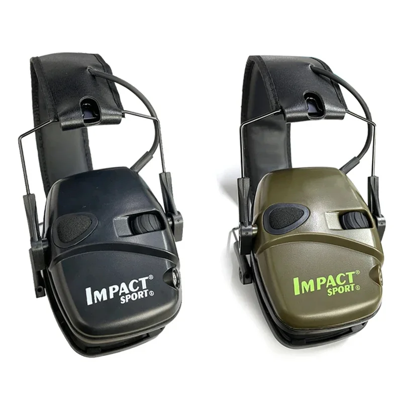 Protezioni acustiche tattiche, cuffie elettroniche, paraorecchie per amplificazione del suono da caccia, caschi auricolari antirumore per il tiro