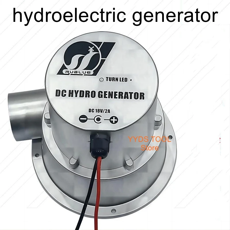 

12V Outdoor Portable Water Turbine High Efficiency Brushless DC Micro Hydro Generator Small Hydro Generator