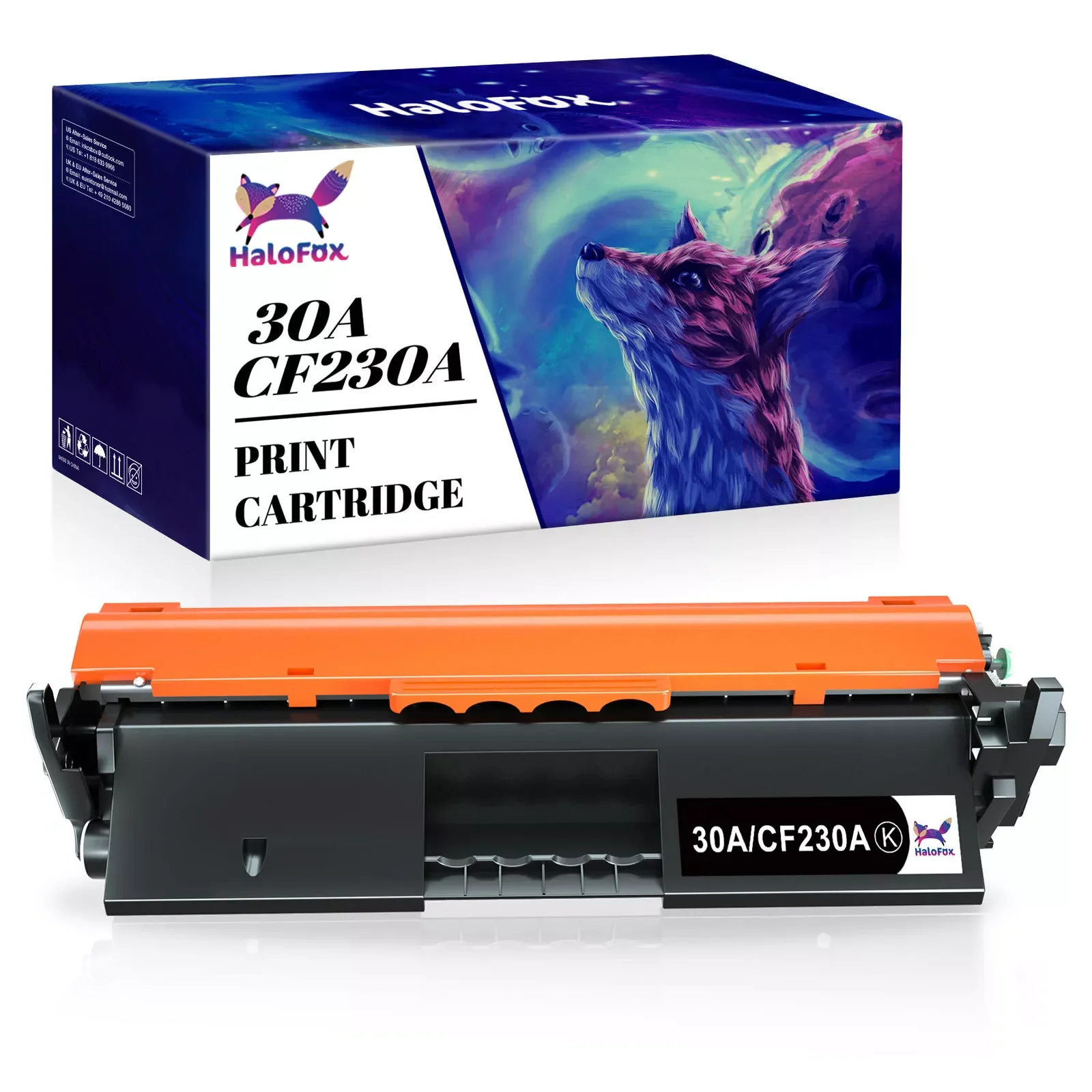 1x CF230A 30A Toner Cartridge Compatible For HP LaserJet M203dw Pro MFP M227fdn