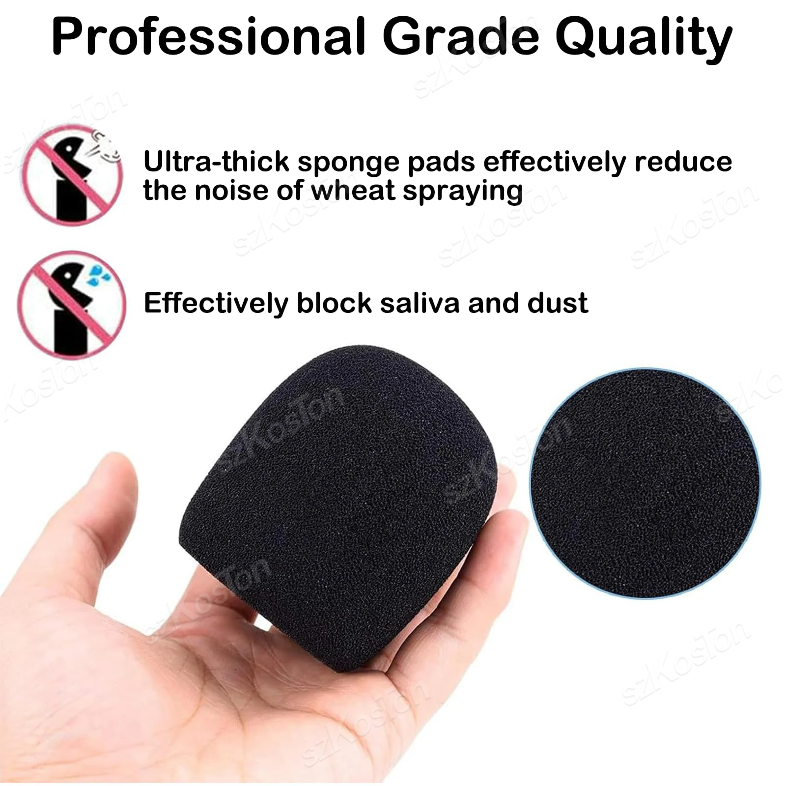 مقبض ميكروفون لاسلكي Lavalier لـ DJI Rode Wireless GO Mic محول ميكروفون محمول لمقابلة Vlog Podcast