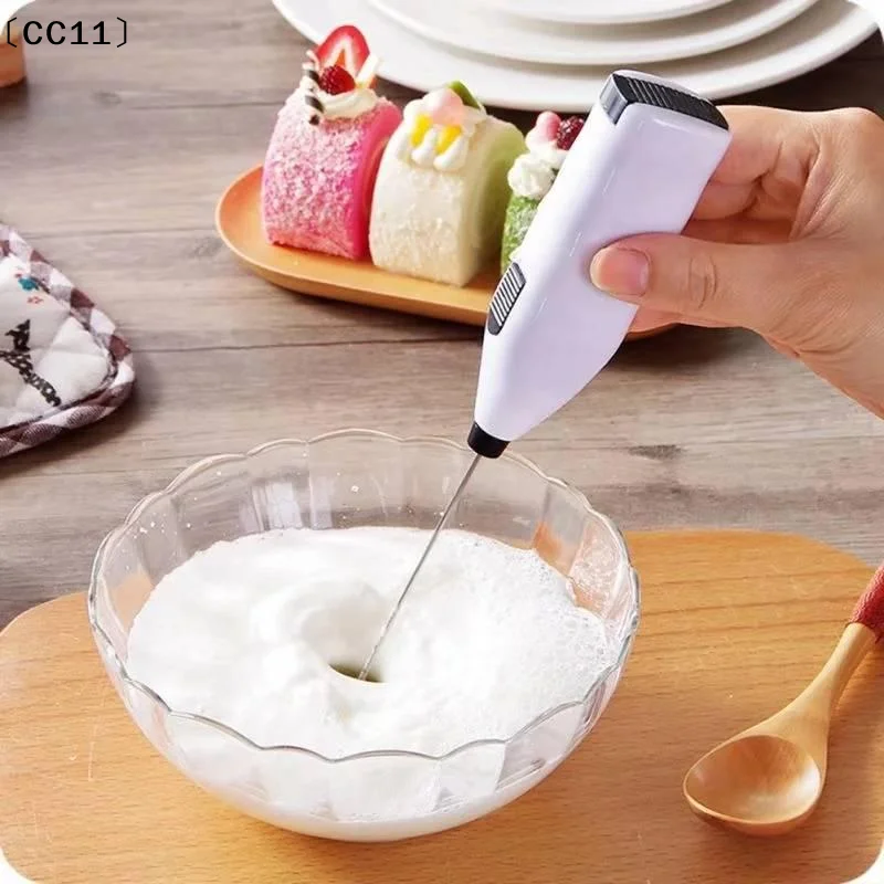 Portable Electric Handheld Egg Whisk With High Speed Mixing And Ergonomic Handle Perfect For Kitchen Baking Coffee Making〔CC11〕