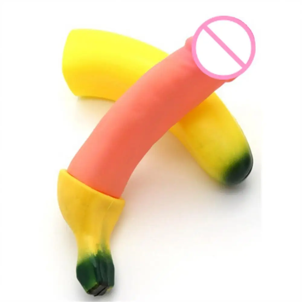 New Wholesale Drop Shipping Banana Prank Jokes Sex Toys Adult Penis Pecker Bachelor Bachelorette Party Gift