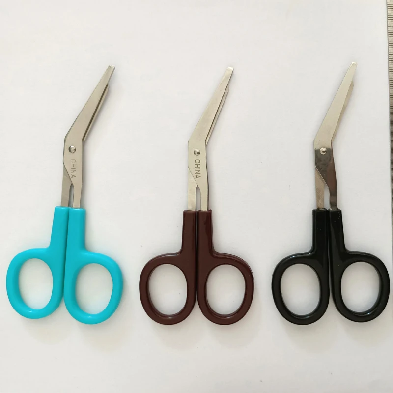 3Pcs Gauze Scissor Stoma Scissors Paramedic Wire Cutters Medical Scissor First Aid Kit  Scissor Shears Needlework Accessories