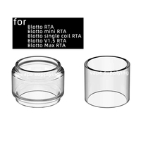 Replacement Bubble Straight Glass Tube Fit DOVPO Blotto Mini V1.5 Max single coil RTA Glass Tank