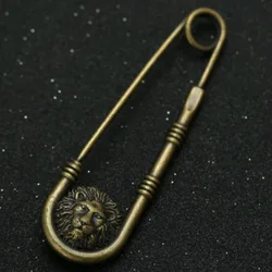 Retro Versatile U-shaped Pins for Men's Suit Accessories Women's Anti Shining Coat Brooch Gentlemen's Birthday Gift