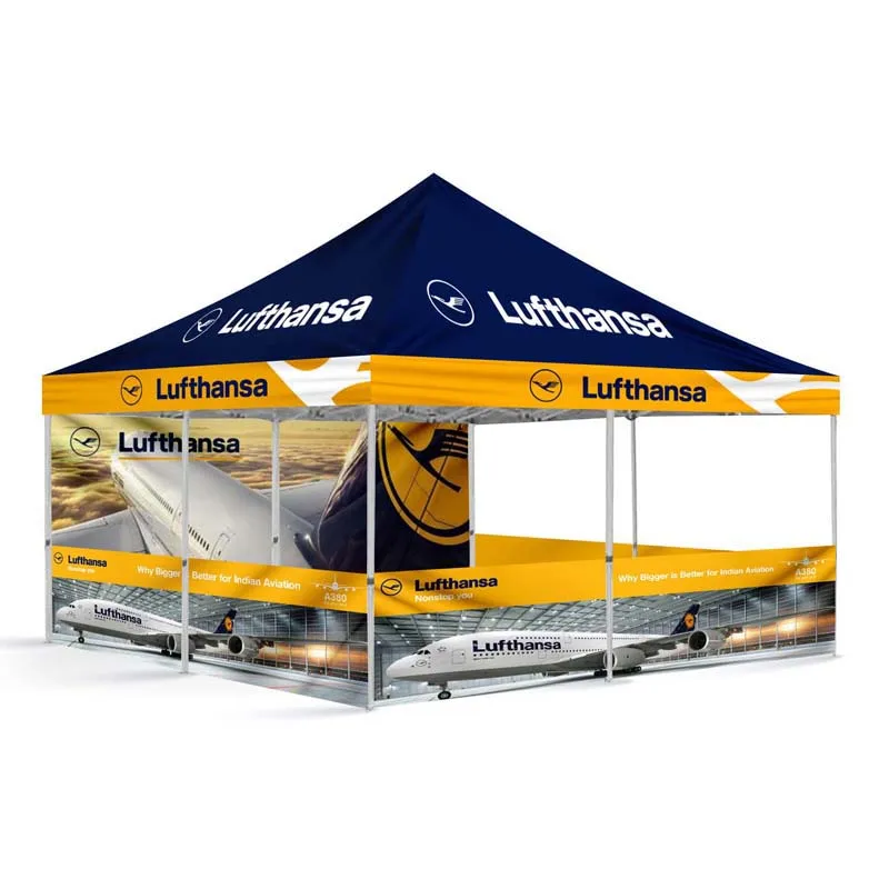 

Wholesale 10x10 Feet High Quality Outdoor Waterproof Commercial Pop Up Canopy Tents Trade Show Tent