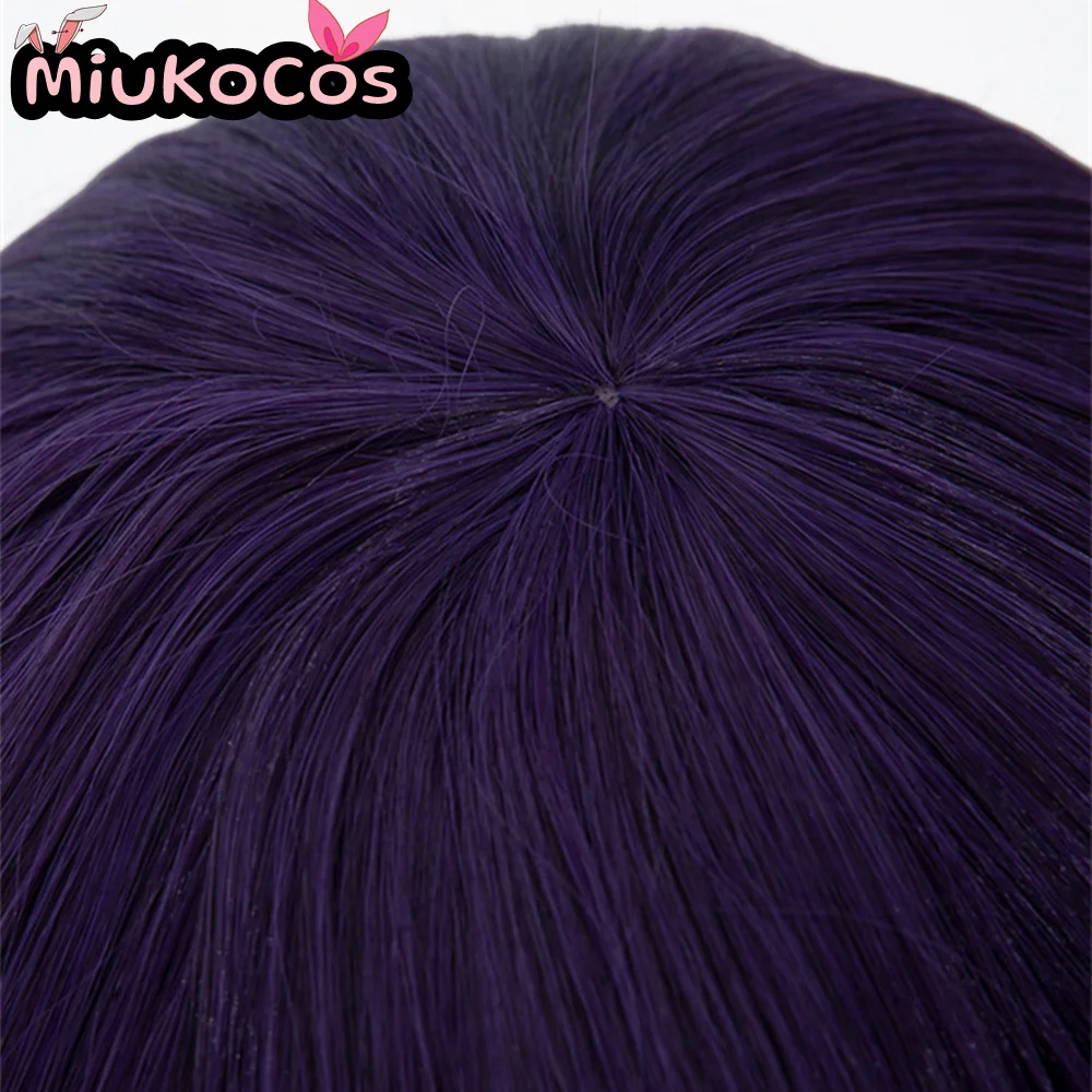 متوفر فستاني حبيبي مارين كيتاجاوا شعر مستعار تأثيري MiukoCosplay أنيمي كورو شيزوكو الأرجواني قصير تأثيري خادمة نمط شعر مستعار