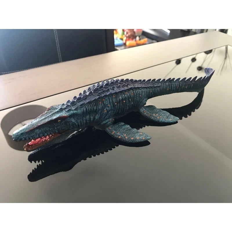 Ocean Marine Life Simulation Dinosaur Animal Model Plesiosaur Mosasaurus Action Figures Jurassic Dinossauro World Model Kids Toy