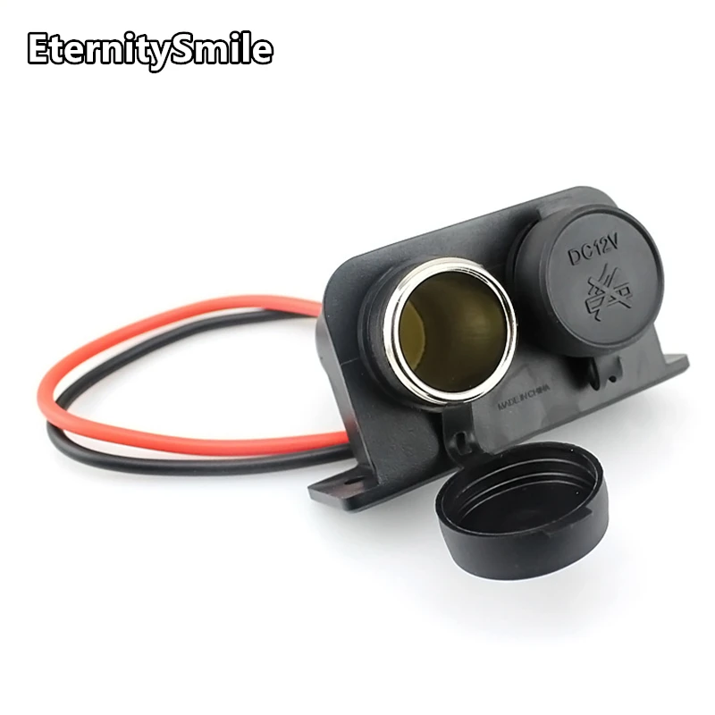 

Waterproof 12V 2 Way Cigarette Lighter Socket Splitter Power Cig socket for Car Boat Truck ATV Rv Motorbike