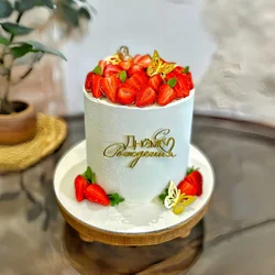 2pcs Russian С днём рождения Cake Topper Russian With Butterfly Birthday Acrylic Cake Topper for Birthday Party Cake Decorations