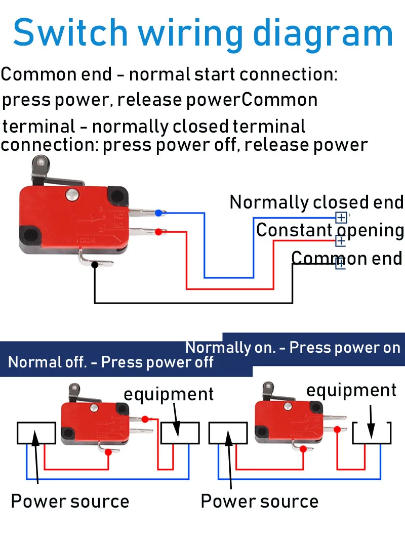 5PCS Small Travel Limit Microswitch V-15 V-152 V-153 V-155 V-156-1C25 Press the point of touch to reset the small normally open